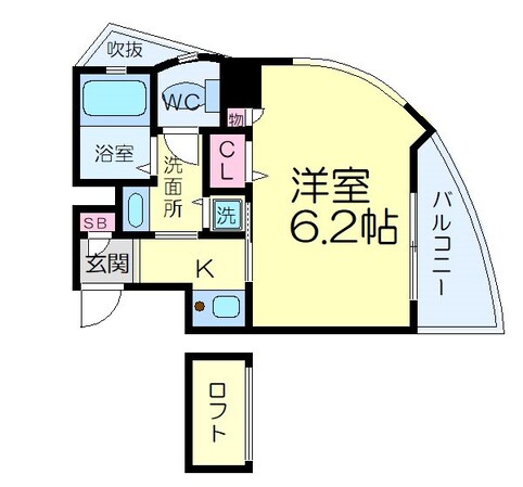 新大阪駅 徒歩3分 2階の物件間取画像